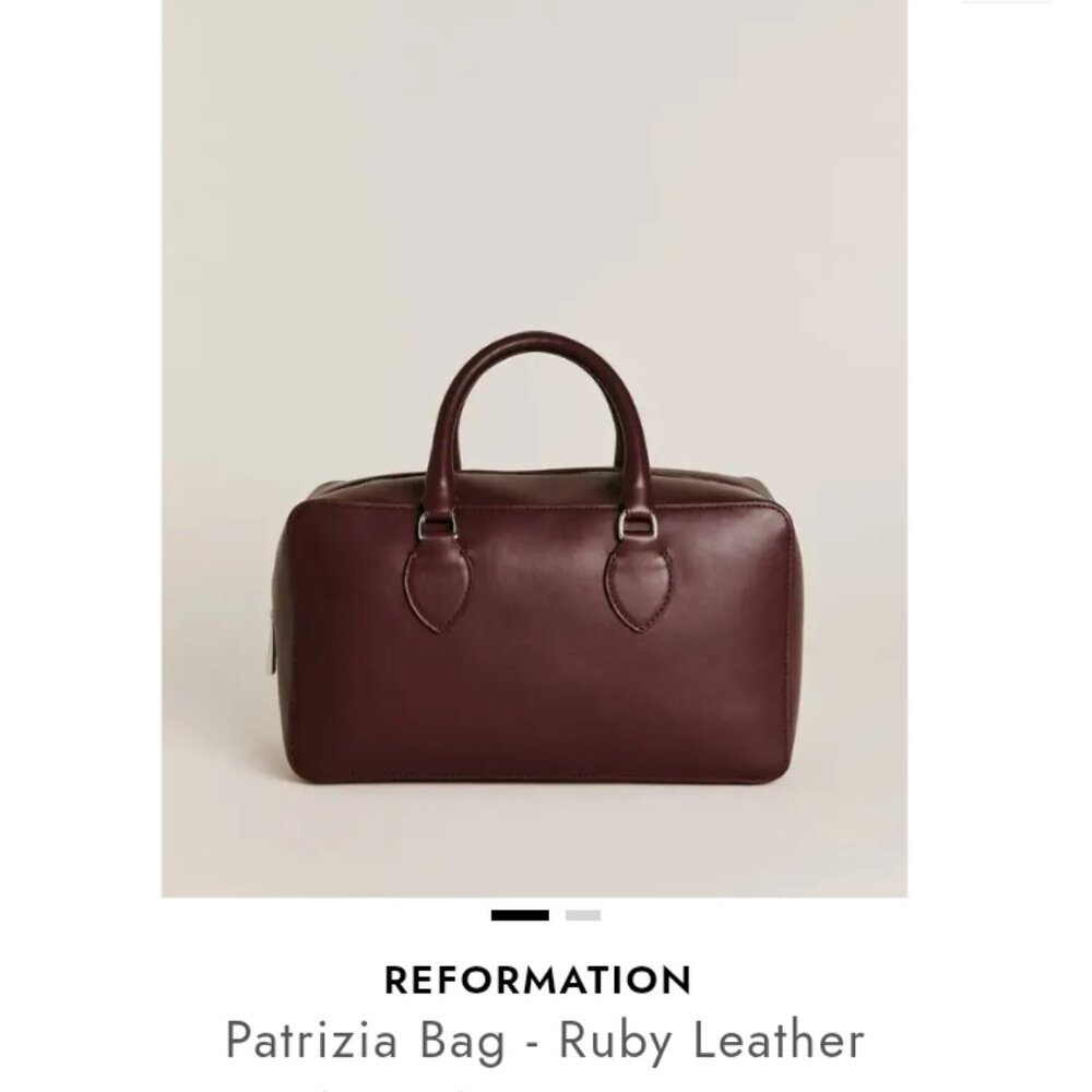 Reformation Medium Patrizia Bowling bag